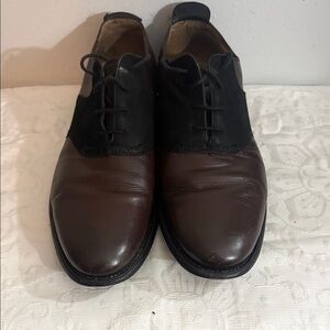 Elegant Two-Tone Men's Oxfords